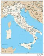 Image result for Map of Italy with Regions and Capitals