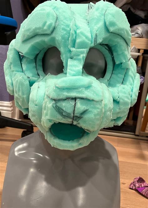 Advice for WIP fursuit head? : r/FursuitMaking