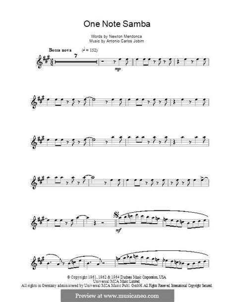 Image result for One Note Samba Saxophone