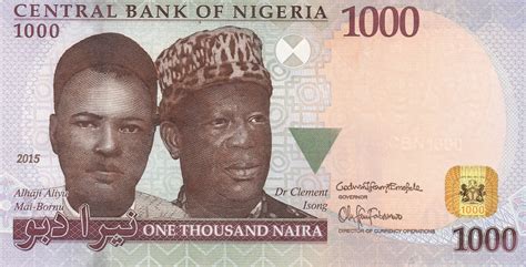 1000 Naira - Nigeria – Numista
