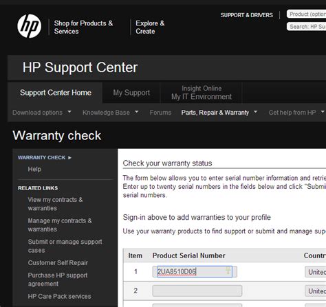 Image result for Serial Number Lookup HP