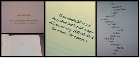 Acknowledgements and Dedications – Confessions of a Book Geek