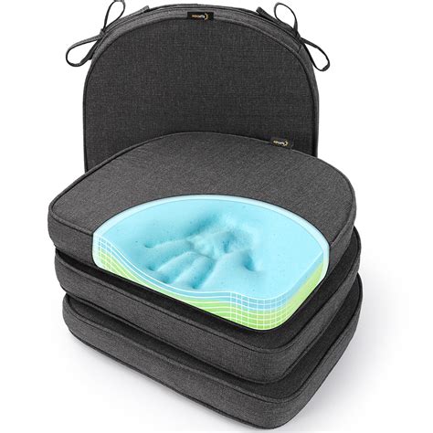 Amazon.com: SUNROX Gel Memory Foam Chair Cushions, FadeShield Water ...