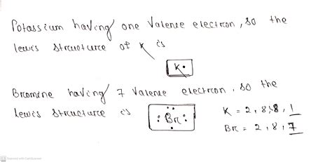 Valence Electrons Of K