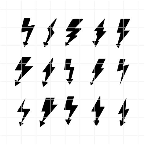Buy Lightning Bolts SVG. Lightning Svg. Flash Svg. Lightning Bolts ...