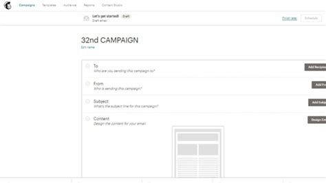 MailChimp Email Campaign Tutorial 的图像结果
