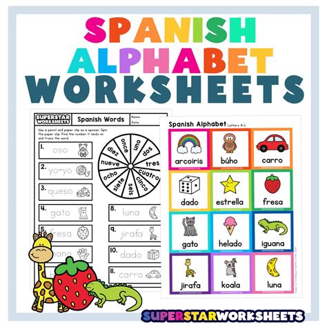 Spanish Alphabet Printable Worksheets | Printable Alphabet Letters