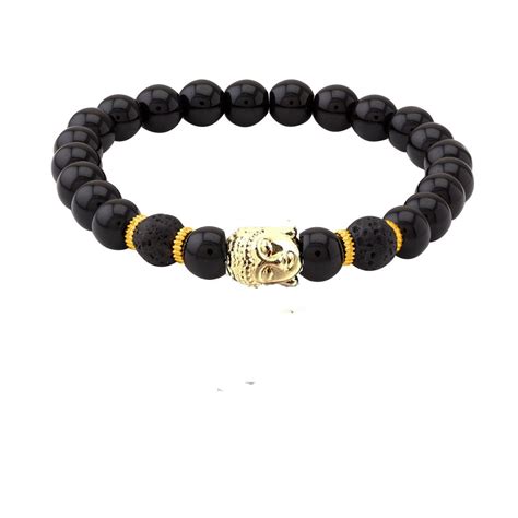 Buy Sanaa Creations D'vine Black Lava Stone Hematite Jasper Reiki Yoga ...