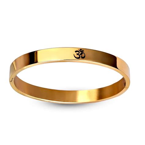 MEENAZ Bracelet for Men Stainless Steel | Aum Om Kada for men Bracelets ...