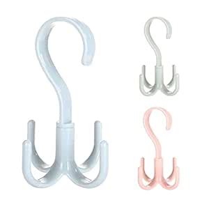 ERZA Belt Hanger Scarf Tie Rack Holder Hook for Closet Organizer 4 ...