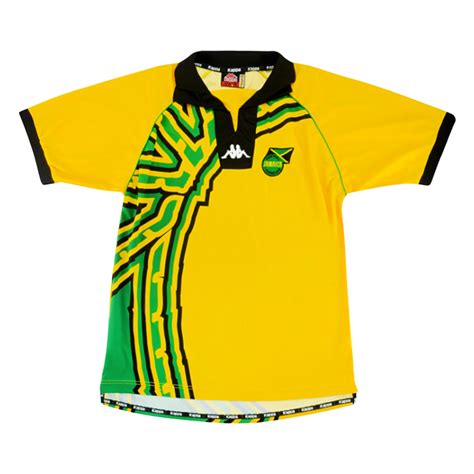 Vintage Soccer Jersey Jamaica Home 1998 | Gogoalshop