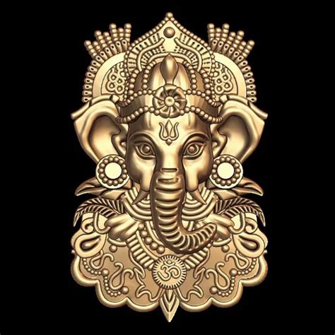 Lord Ganesh 3D Print Model - Divine Prosperity and Wisdom
