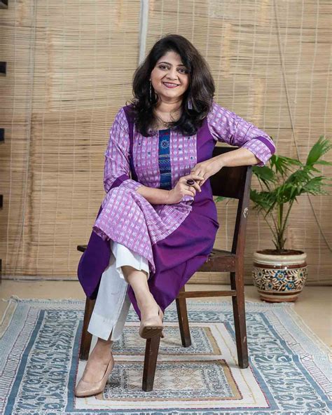 Magenta Double Ikkat Kurta with Lambani Work | Handcrafted Ethnic ...