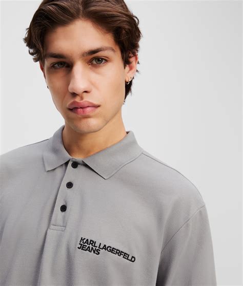 LOGO POLO SHIRT | Monument | Men | KARL LAGERFELD