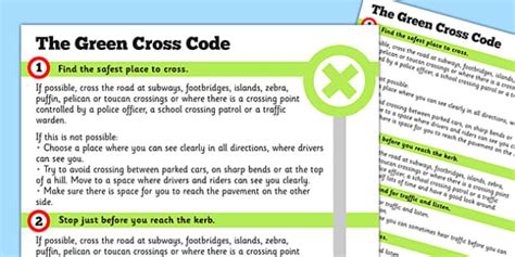Green Cross Code Films 的图像结果