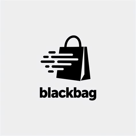 Minimalist Bagify Logo Design with Shopping Bag Icon Logo - Playground