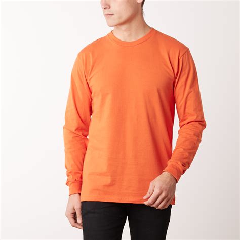 Long Sleeve T-Shirt // Orange (M) - GLOBAL DISTRIBUTION PERMANENT STORE ...
