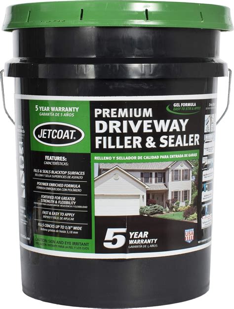Jetcoat Premium Driveway Sealer, Asphalt Crack Filler and Sealant ...