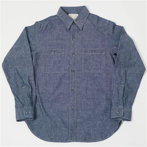 Full Count 4810 5oz Original Selvedge Chambray Shirt - Indigo | Son of ...