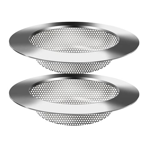 304 Stainless Steel 2 Pack Kitchen Strainer, 4.5" Diameter Kitchen Sink ...