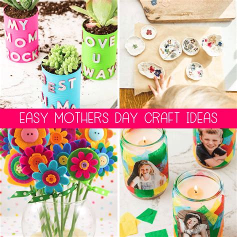 21 Easy and Adorable Mother's Day Crafts for Kids to Make! - Marley Doodle Digital