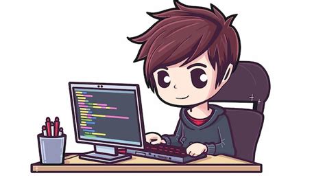 Image result for Computer Programmer Drawing