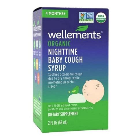 Wellements, Organic Baby Cough & Mucus Night Time, 2 Oz – HerbsPro.in