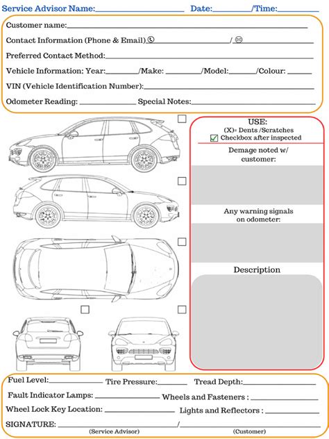 Image result for Service Advisor Walk around Process