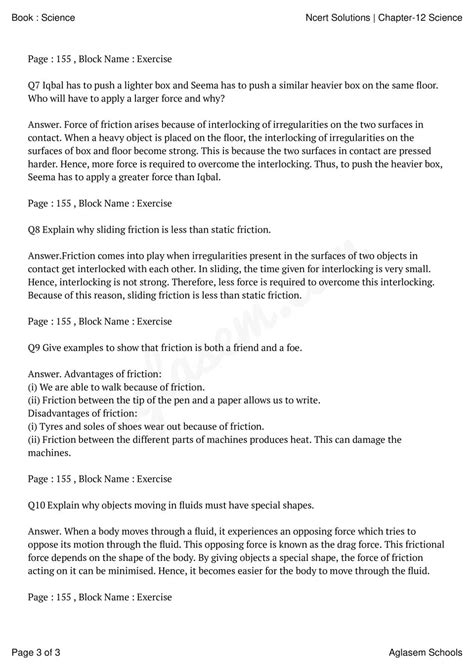 Class 9 Science Ch 8 Exercise Question 1 的图像结果