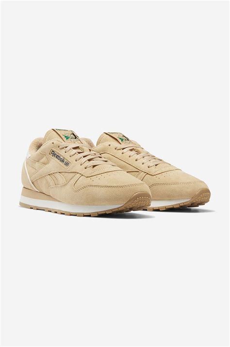 Reebok Classic sneakersy zamszowe Leather 1983 kolor beżowy GY9885 ...