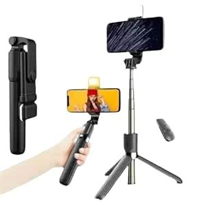 SnapStick with Tripod Stand, 3 in 1 Multifunctional Design, Rechargable ...