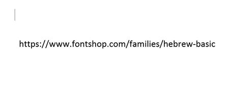 Entry #15 by cooluser0101 for Go and Find the 2 Hebrew fonts ttf file ...