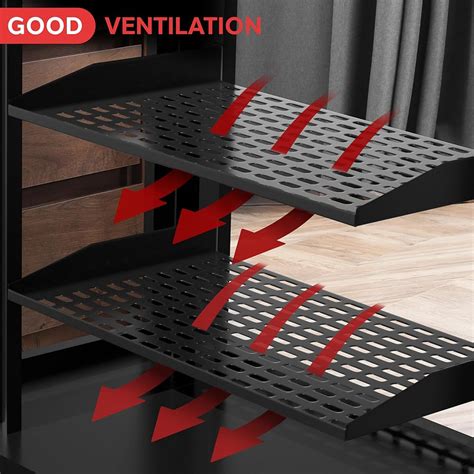 Pyle 19-Inch 1U Server, Vented Shelves for Good Air India | Ubuy