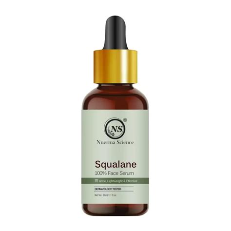 Nuerma Science 100% Squalane Face Oil Serum - 15ml | Nourish, Hydrate,