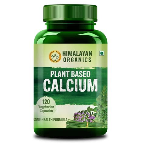 UrbanTokri TheHimalayanOrganics Plant Based Calcium Supplement 120 Veg ...