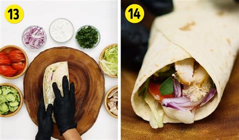 Cómo preparar un shawarma de pollo en casa / Ideas En 5 Minutos