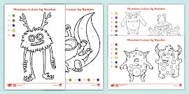Maths Colour by Numbers Addition Activity Pack | Maths