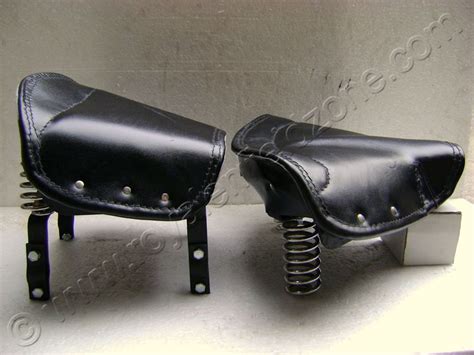 vintage style 1962 g2 model Matt leather seat with spring for royal en ...