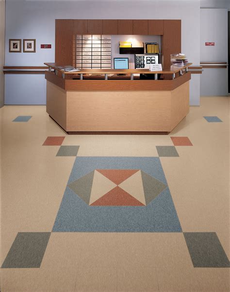 Vinyl Commercial Tile Flooring