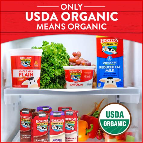 Horizon Organic Low Fat Organic Milk Box, Strawberry, 8 Ounce (Pack of ...