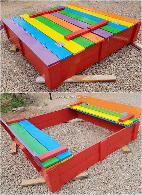 Image result for Sand Box Using Pallets