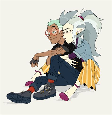 edalyn clawthorne and raine whispers (the owl house) drawn by dana ...