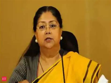 Rajasthan: Former CM Vasundhara Raje breaks silence on political crisis ...