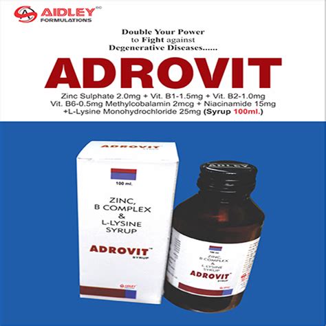 ADROVIT 100ml Syrup SANIFY HEALTHCARE PVT. LTD.