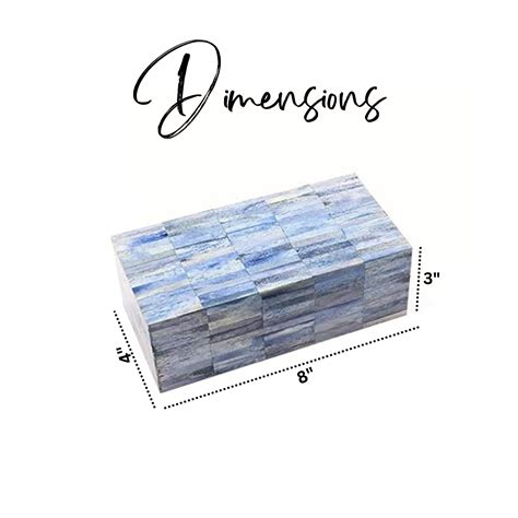 Alicia Bone Inlayed Jewellery Organizer Box – Designer Library