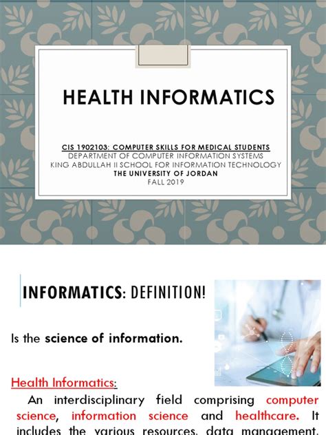 Health Informatics Syllabus 的图像结果