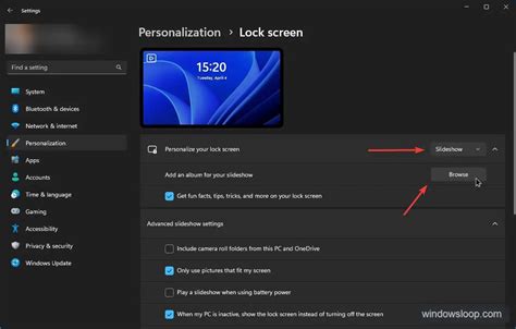 Image result for How to Set Up Lock Screen Slideshow