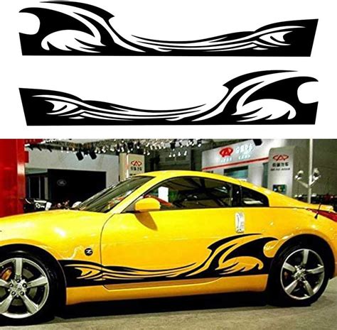 Fochutech Car Body Flame Sticker Set - Self-Adhesive India | Ubuy