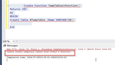 How to Create a SQL Temp Table 的图像结果
