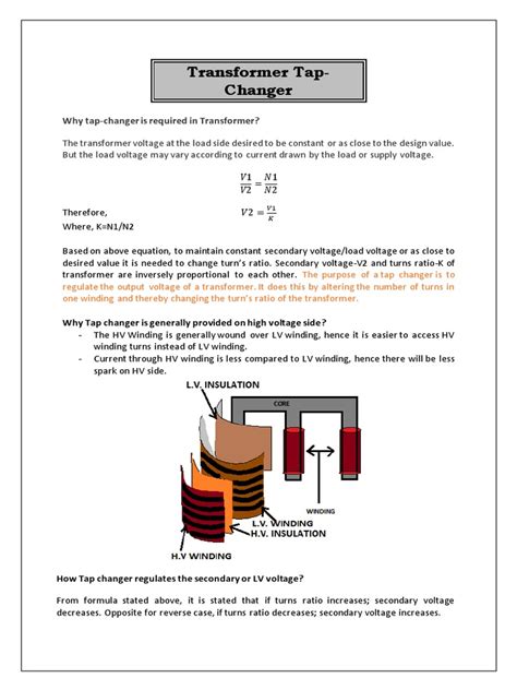 Image result for Transformer Taps How Do Work